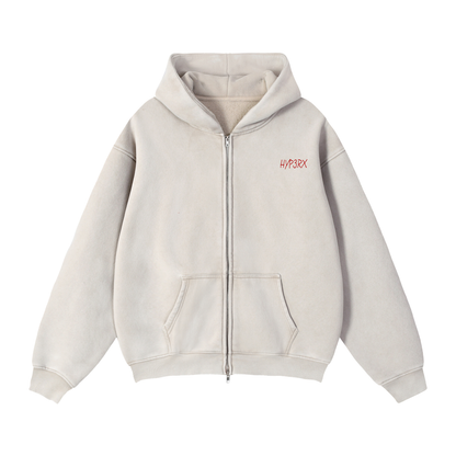 HYP3RX Zip-up Fleece Hoodie
