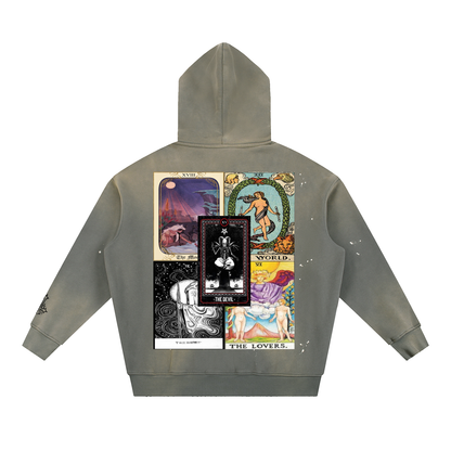 HYP3RX Frayed Fleece Hoodie