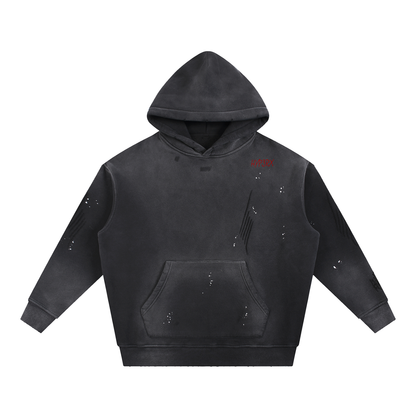 HYP3RX Frayed Fleece Hoodie