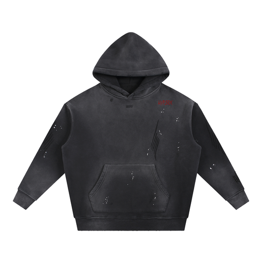 HYP3RX Frayed Fleece Hoodie