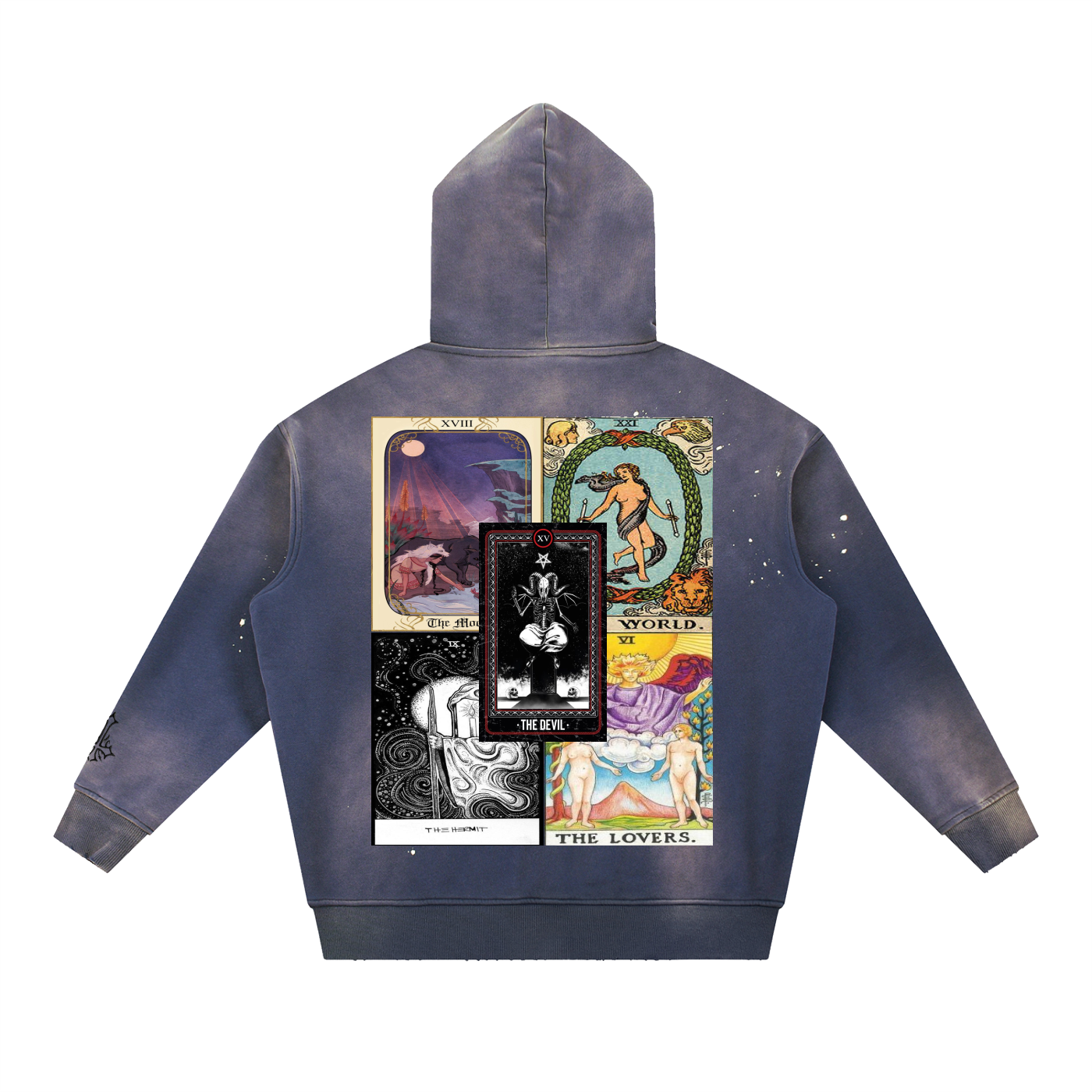 HYP3RX Frayed Fleece Hoodie